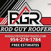 RGR Rod Guy Roofer logo